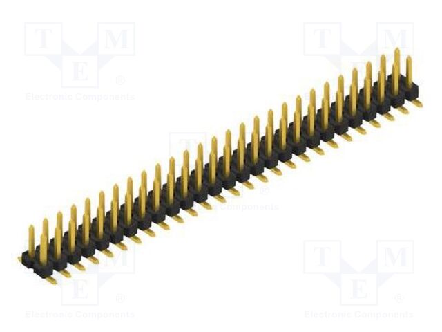 Connector: pin strips; pin header; male; PIN: 54; 2.54mm; SMT; 2x27