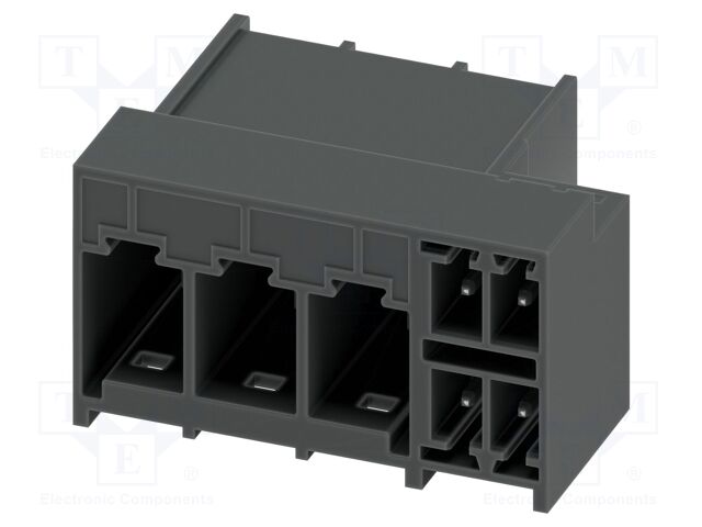 PCB hybrid header, nominal cross section: 6 mm?, color: blac