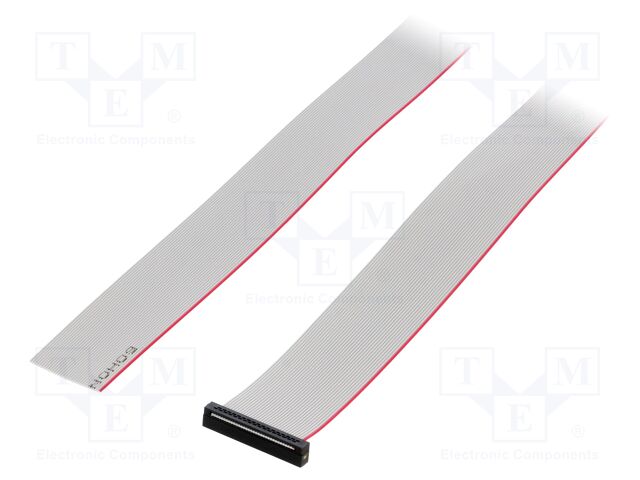 Ribbon cable with IDC connectors; Tape ph: 0.64mm; 838.2mm
