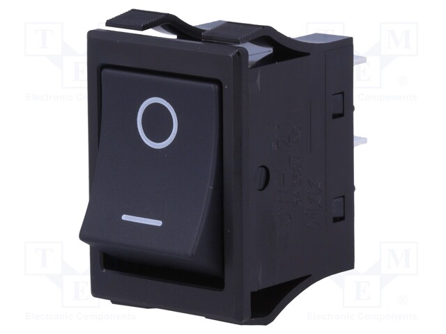 ROCKER; DPST-NO + DPST-NC; Pos: 2; OFF-ON; 16A/25VAC; 10A/30VDC