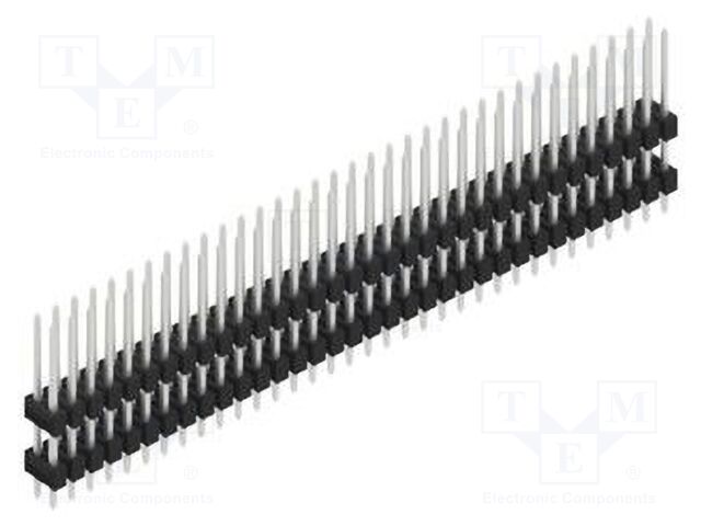 Connector: pin strips; pin header; male; PIN: 68; 2.54mm; THT; 2x34