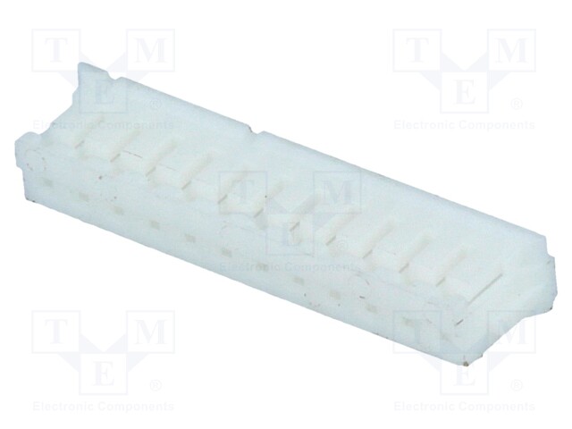 Plug; wire-board; female; 1.5mm; PIN: 12; w/o contacts; for cable