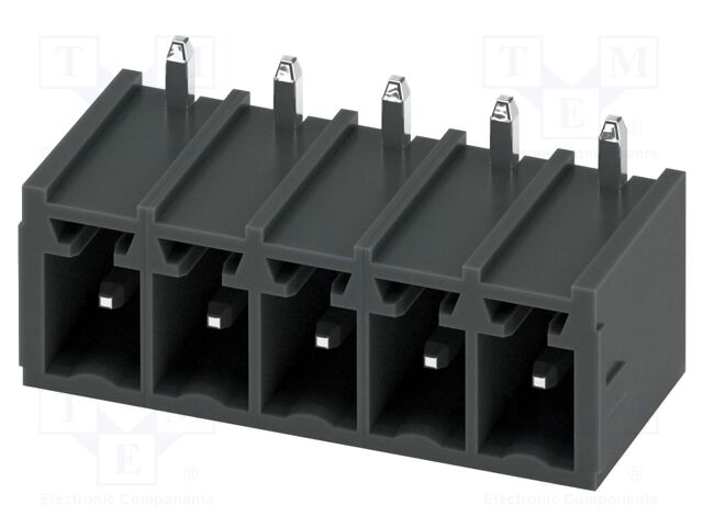 PCB headers, nominal cross section: 1.5 mm2, color: black, n