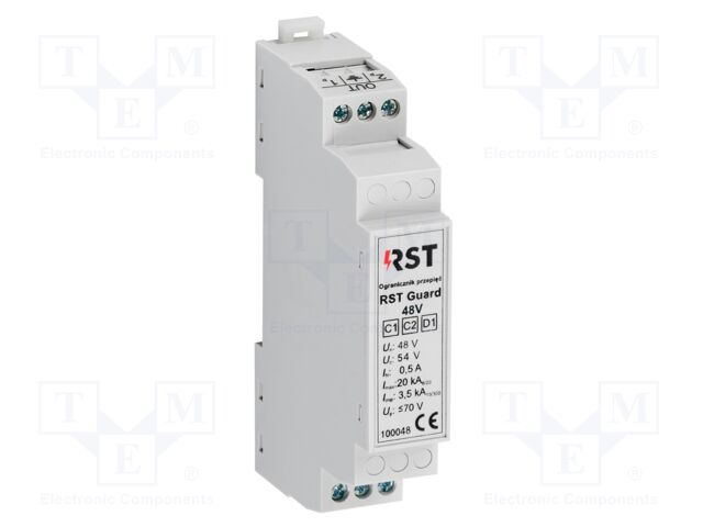 Surge arrester; In 8/20us: 20kA; 38VAC; for DIN rail mounting