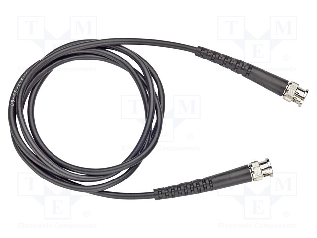 Test lead; 60VDC; 30VAC; BNC male plug- BNC male plug; Len: 0.61m