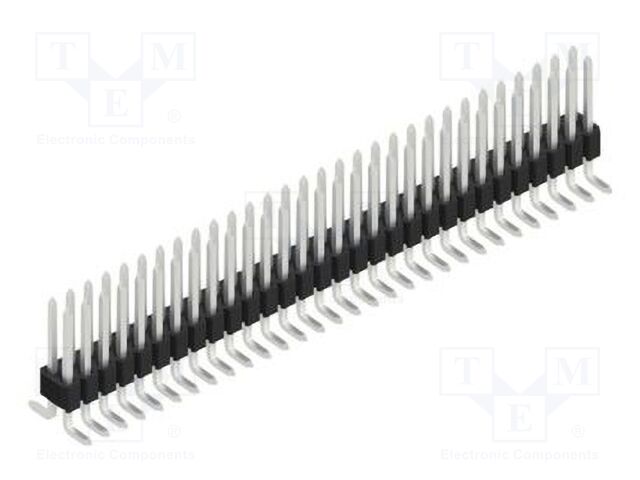 Connector: pin strips; pin header; male; PIN: 60; 1.27mm; SMT; 2x30