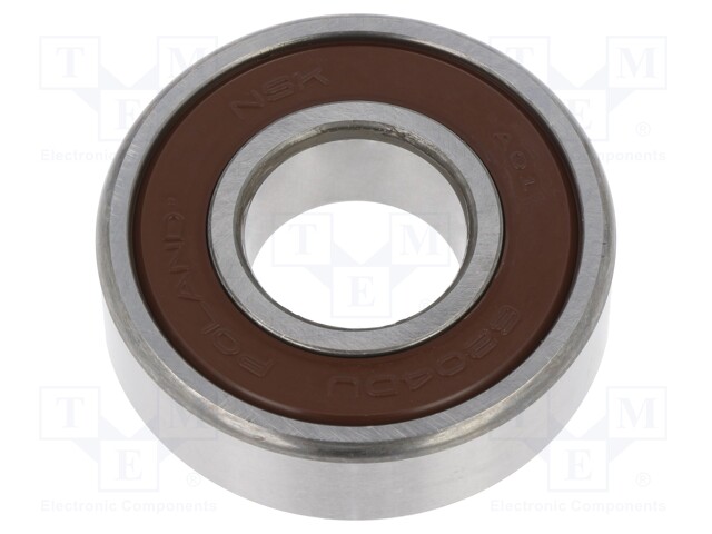 Bearing: ball; Øint: 20mm; Øout: 47mm; W: 14mm; bearing steel
