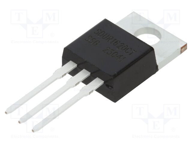 Diode: rectifying; THT; 200V; 2x8A; tube; TO220AB; Ufmax: 1.2V; 35ns