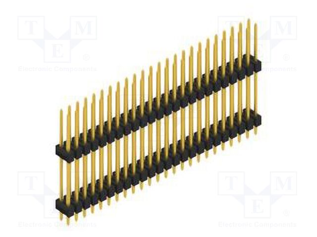 Connector: pin strips; pin header; male; PIN: 48; 2.54mm; THT; 2x24