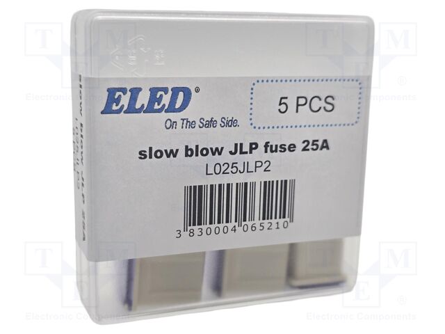 Fuse: fuse; 25A; 58VDC; automotive; 14.1mm; 14.1x12x15.9mm