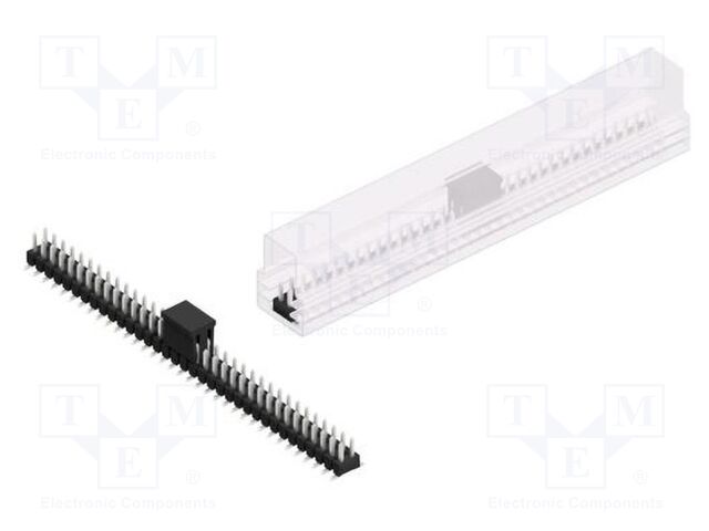 Connector: pin strips; pin header; male; PIN: 70; 2.54mm; SMT; 2x35