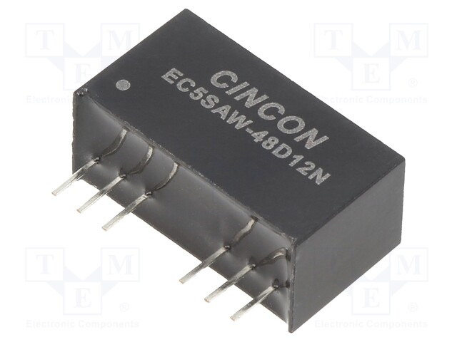 Converter: DC/DC; 10W; Uin: 18÷75V; Uout: 12VDC; Uout2: -12VDC; SIP8