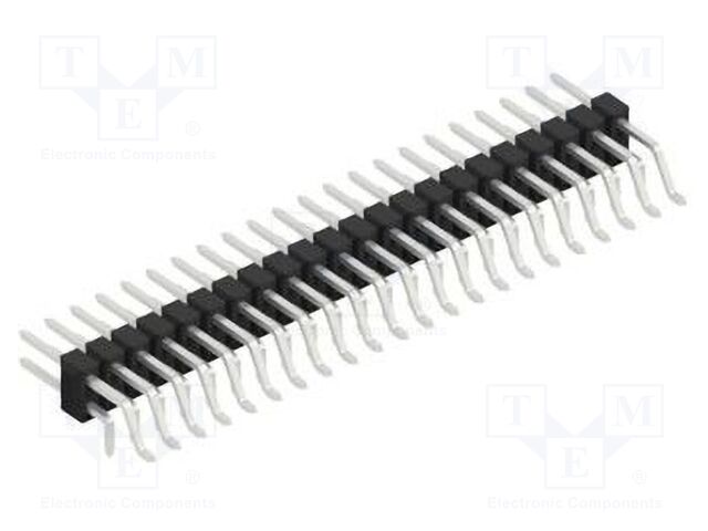 Connector: pin strips; pin header; male; PIN: 44; 2.54mm; SMT,THT