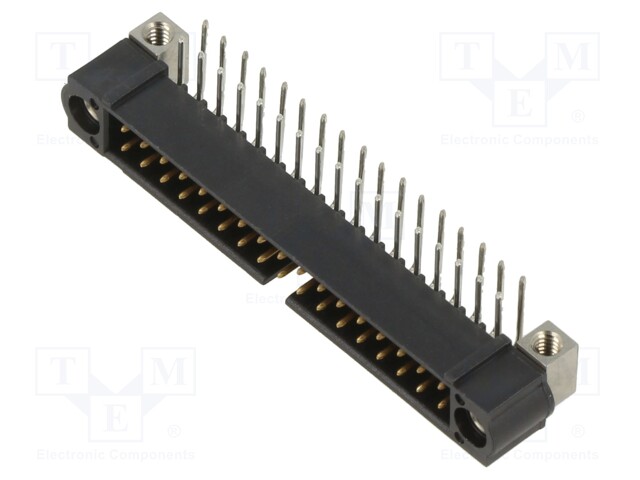 Pin Header, Wire-to-Board, 2 mm, 2 Rows, 34 Contacts, Through Hole, Datamate J-Tek M80 Series