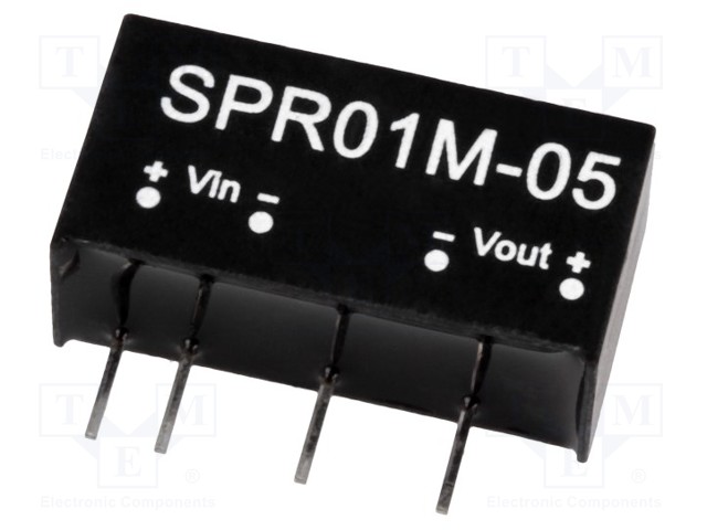 Converter: DC/DC; 1W; Uin: 10.8÷13.2V; 5VDC; Iout: 200mA; 2.3g; 50kHz