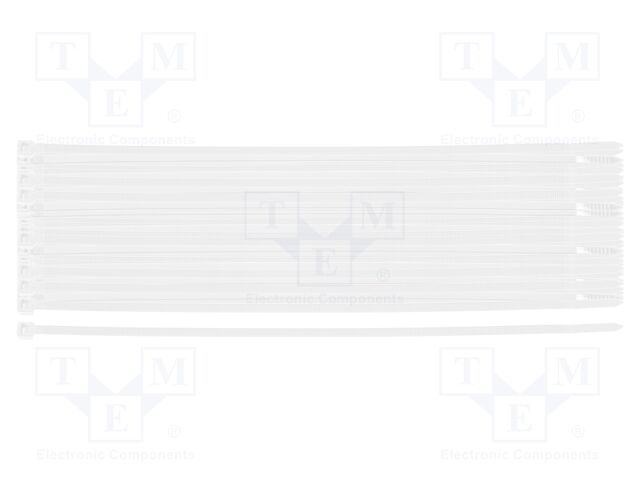 Cable tie; L: 300mm; W: 4.8mm; natural; 100pcs; EXTREME