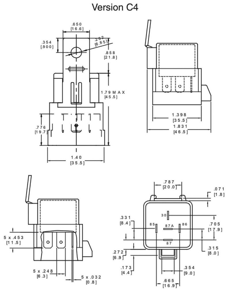 Relay: electromagnetic; SPST-NO; Ucoil: 24VDC; 40A; automotive