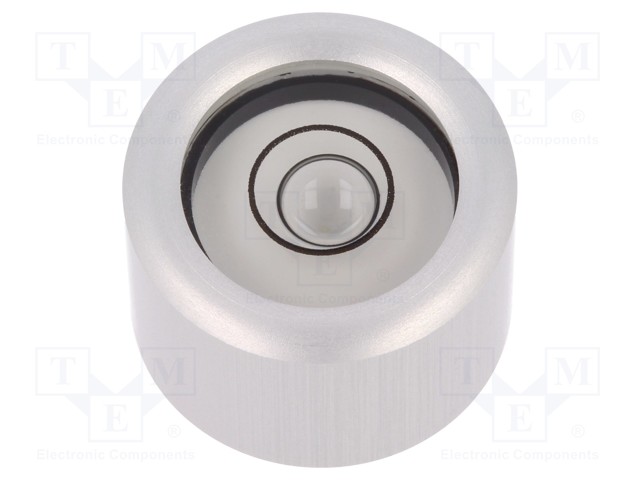 Spirit level; with smooth reference surface; 13mm; aluminium