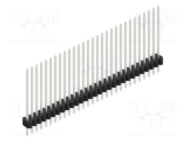 Connector: pin strips; pin header; male; PIN: 29; 1.27mm; THT; 1x29