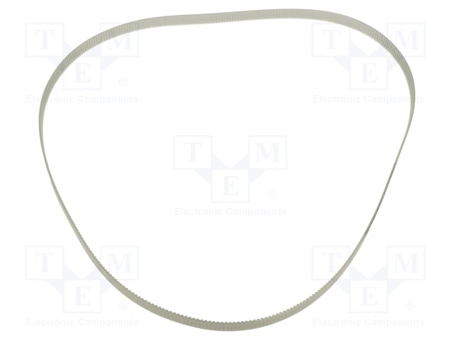 Timing belt; T2.5; W: 10mm; H: 1.3mm; Lw: 950mm; Tooth height: 0.7mm