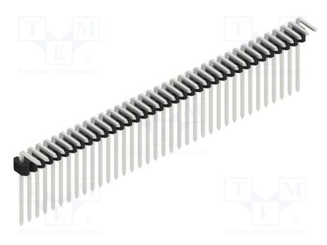Connector: pin strips; pin header; male; PIN: 36; 1.27mm; THT; 1x36