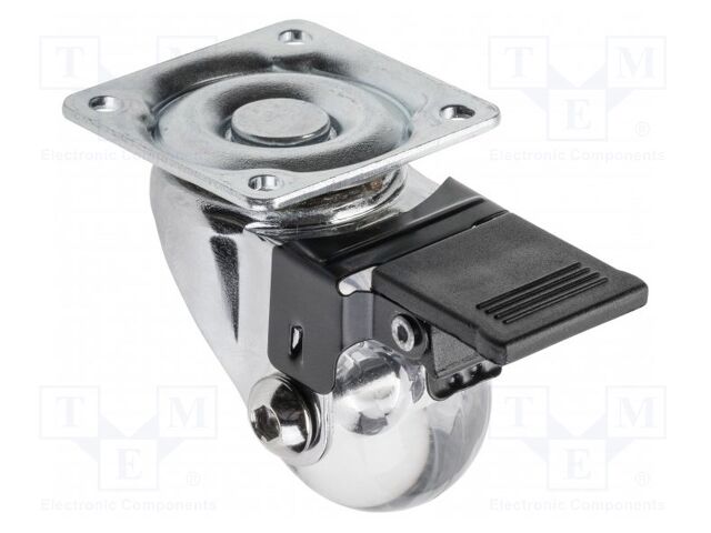 Furniture wheel; Ø: 35mm; without rest position