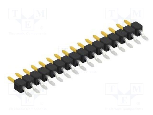 Connector: pin strips; pin header; male; PIN: 16; 2.54mm; SMT; 1x16