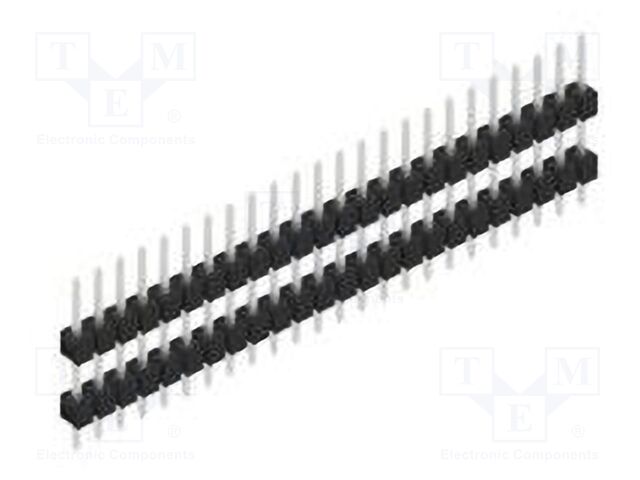 Connector: pin strips; pin header; male; PIN: 24; 2.54mm; THT; 1x24