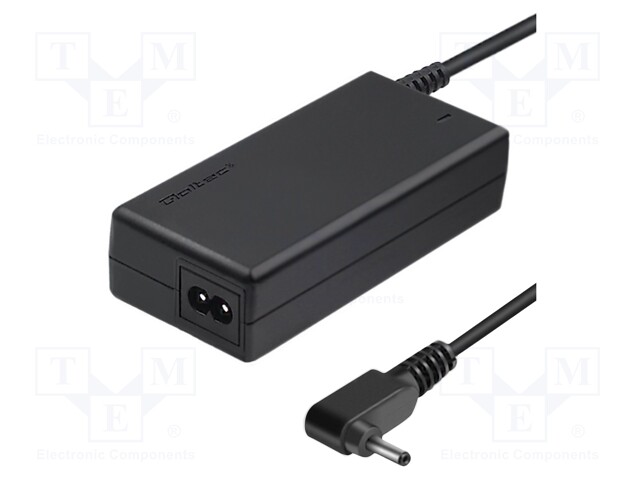 Power supply: switched-mode; 19VDC; 2.37A; Out: 4,0/1,35; 45W