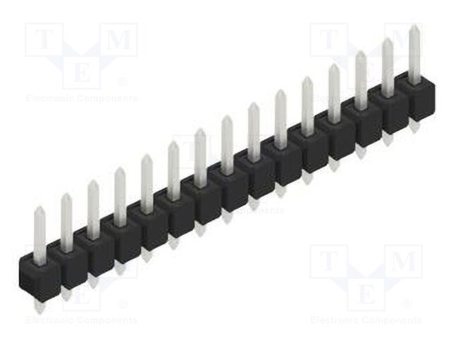 Connector: pin strips; pin header; male; PIN: 15; 2.54mm; THT; 1x15