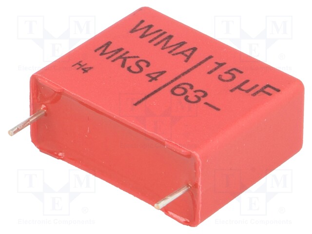 Capacitor: polyester; 15uF; 40VAC; 63VDC; Pitch: 22.5mm; ±5%