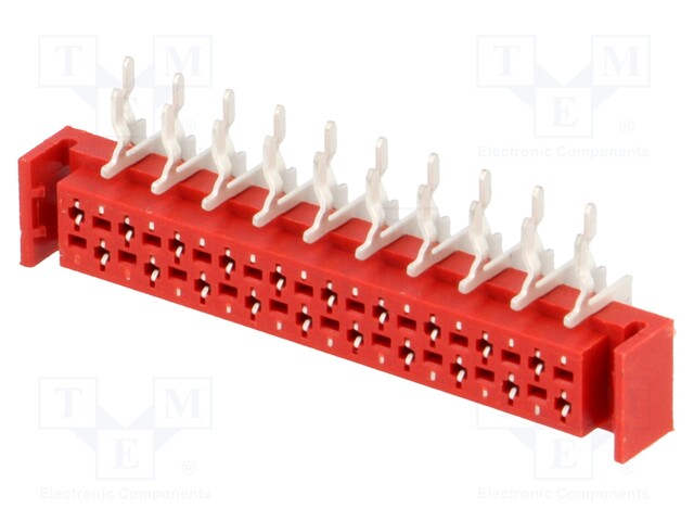 Socket; wire-board; female; PIN: 20; THT; on PCBs; 30V; 1A; -40÷105°C