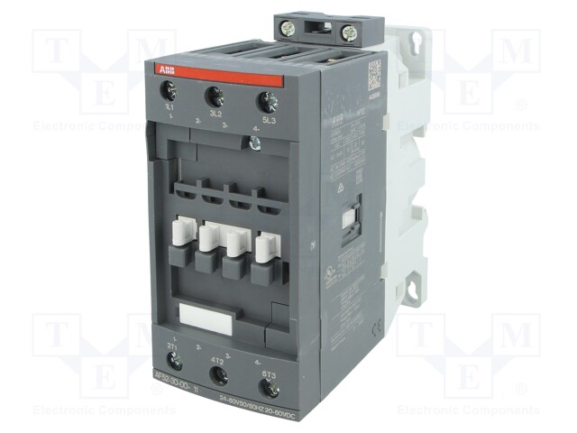 Contactor: 3-pole; NO x3; 24÷60VAC; 20÷60VDC; 52A; DIN,on panel; AF