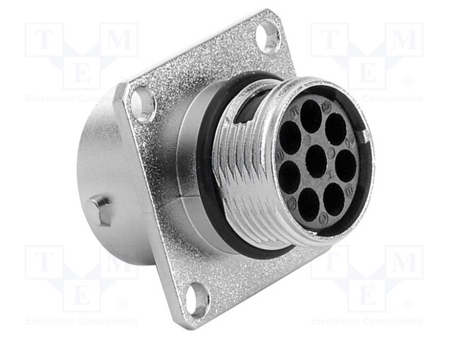 Connector: circular; Series: RT360; socket; female; PIN: 8; IP67
