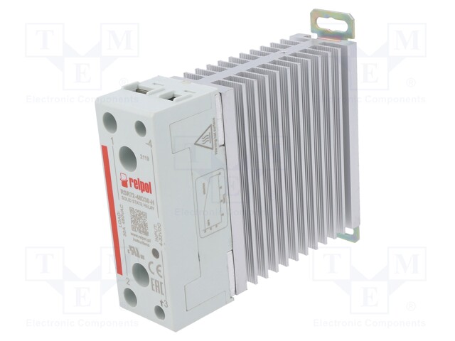 Relay: solid state; Ucntrl: 4÷32VDC; 30A; 24÷530VAC; DIN,on panel