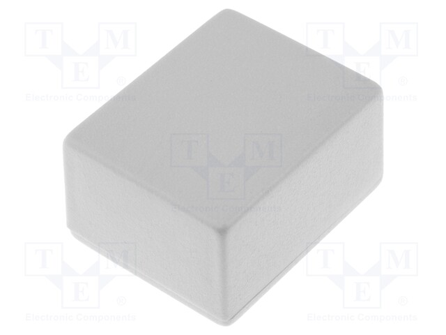 Enclosure: designed for potting; X: 20mm; Y: 25mm; Z: 14mm; ABS; grey