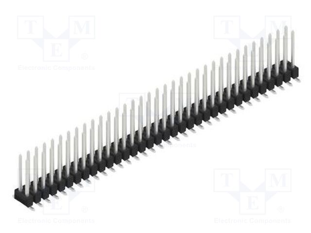 Connector: pin strips; pin header; male; PIN: 68; 2.54mm; SMT; 2x34