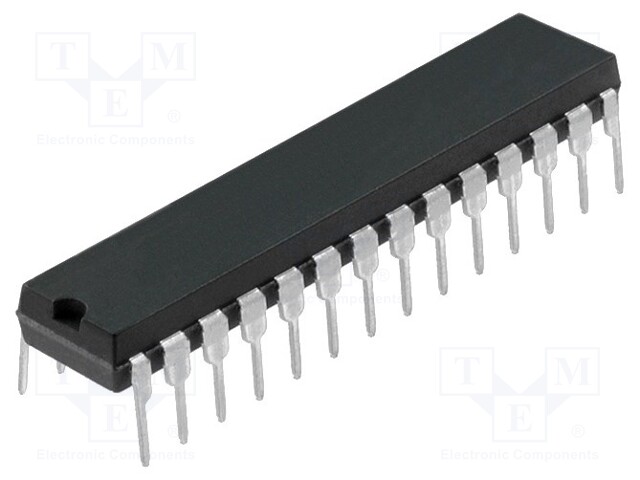 PIC microcontroller; Memory: 64kB; SRAM: 8192B; 2÷3.6VDC; THT