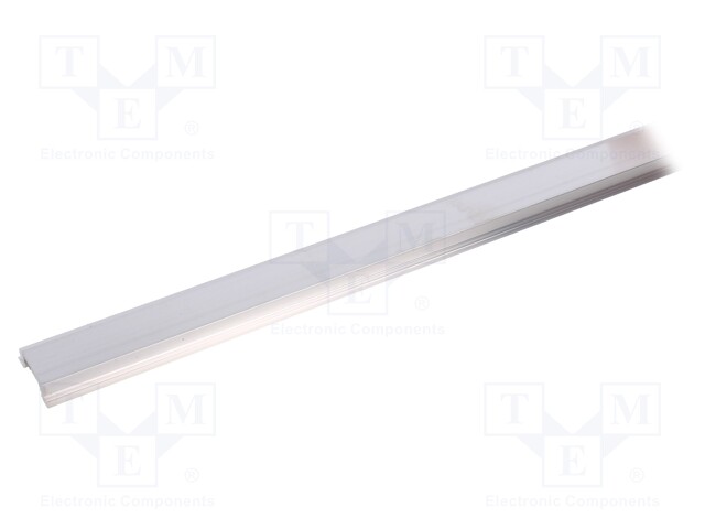 Profiles for LED modules; recessed; natural; L: 1m; aluminium