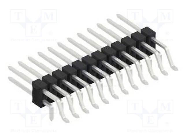 Connector: pin strips; pin header; male; PIN: 24; 2.54mm; SMT,THT