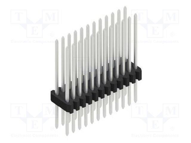 Connector: pin strips; pin header; male; PIN: 24; 1.27mm; THT; 2x12