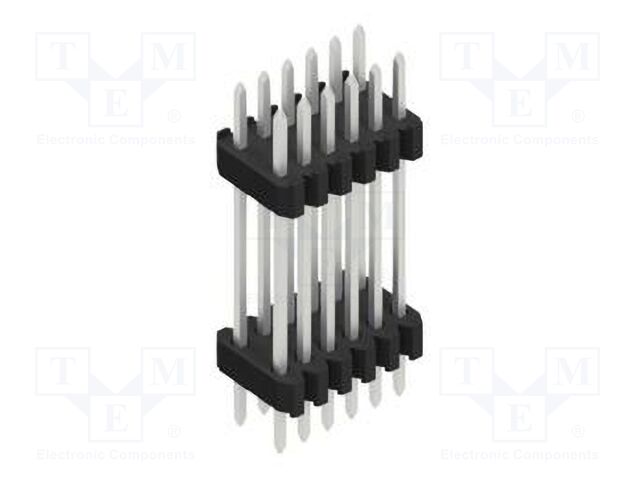 Connector: pin strips; pin header; male; PIN: 12; 1.27mm; THT; 2x6