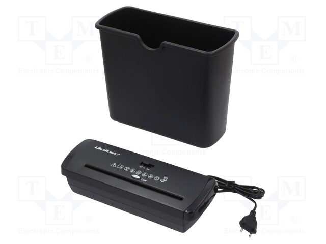 Shredder; 7l; 314x133x300mm; Cut: strip cut; Protection: P-2