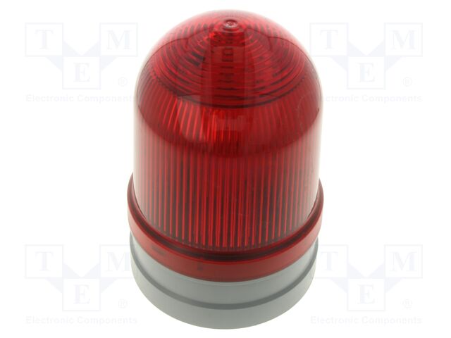 Signaller: lighting; continuous light,blinking light; red; IP66