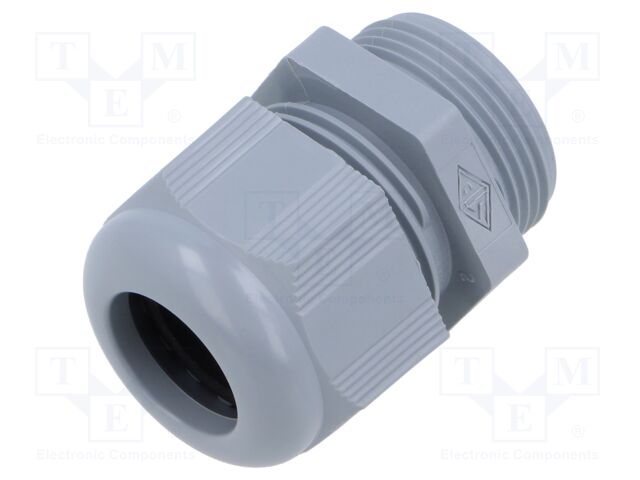 Cable gland; PG21; Mat: polyamide; grey