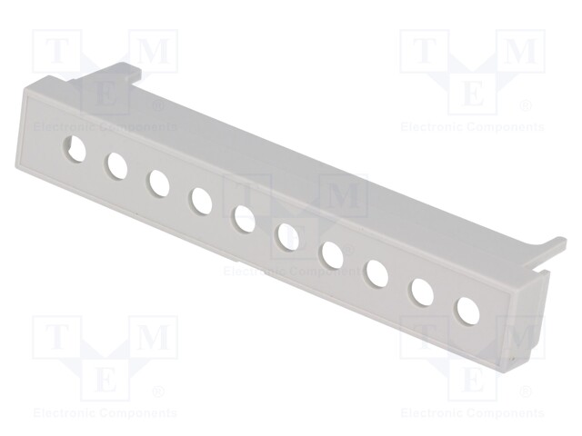 Terminals cover; 7.5mm; Holes no: 10