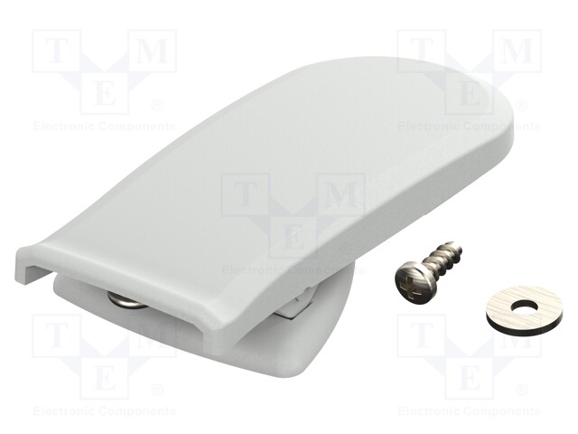 Clip; for enclosures; light grey; Series: BOS-Streamline