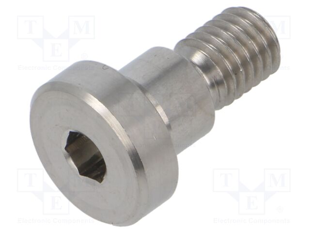 Shoulder screw; steel; M8; Thread len: 11mm; Head: cheese head