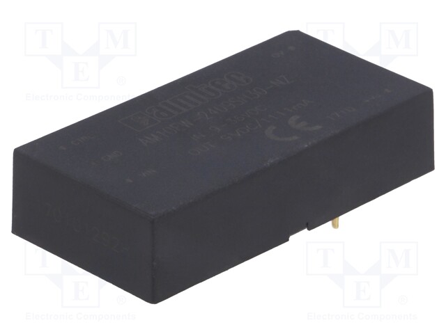 Converter: DC/DC; 10W; Uin: 9÷36V; 9VDC; Iout: 1.111A; 2"x1"; 24g
