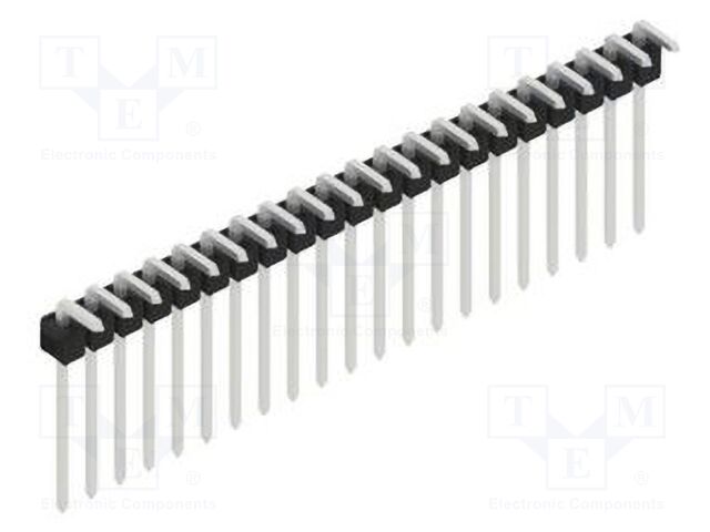 Connector: pin strips; pin header; male; PIN: 21; 2.54mm; THT; 1x21